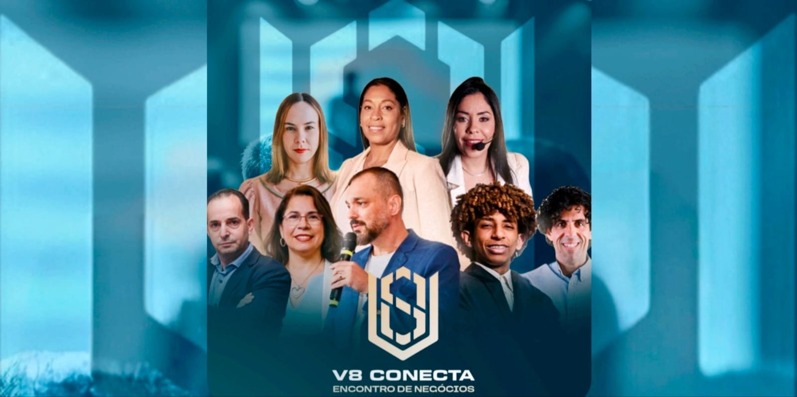 V8 Conecta 27/08/26 ESPECIAL Niver Dra. Thais Esteves | Local: SALINAS Recreio - Av. Lúcio Costa 16580 12h às 18h