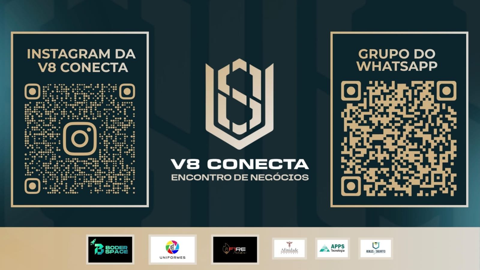 V8 Conecta - CELEBRAÇÃO 1 ano V8 Networks | 19/03/26 (quinta) | Local: SALINAS Recreio - Av. Lúcio Costa 16580 12h às 19h