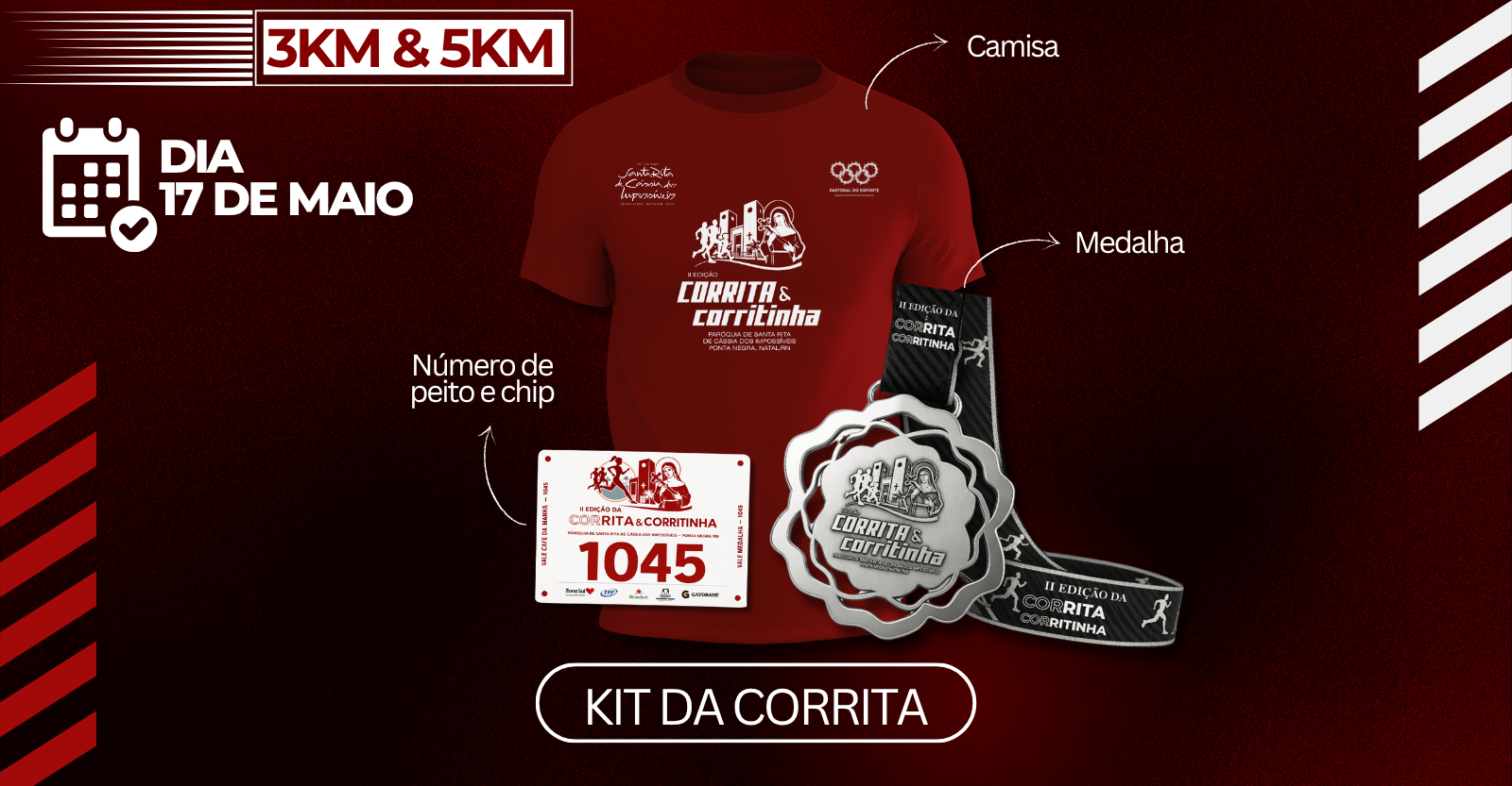 2ª CORRITA - Corrida de Santa Rita de Cássia dos Impossíveis 2026